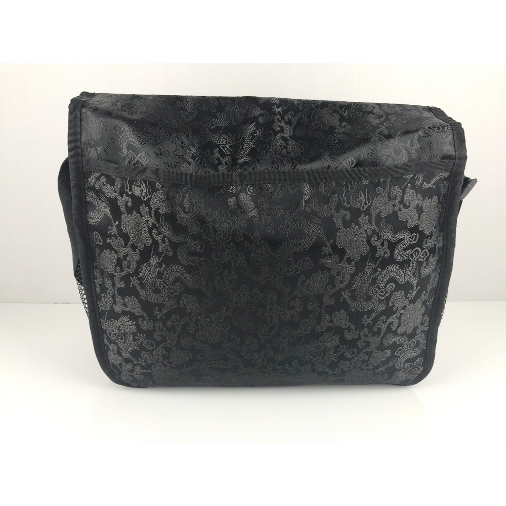 Mythwear Messenger Bag Black Red Dragon Print Crossbody PLEASE READ DESCRIPTION - Picture 5 of 16